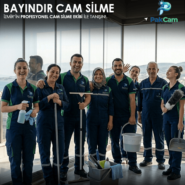 Cam yüzeylerde iz bırakmayan profesyonel temizlik.